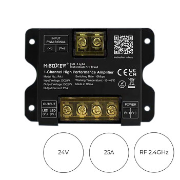 MiBoxer Mi-Light - 1CH 24V 25A PA1 - Signal and Voltage Amplifier