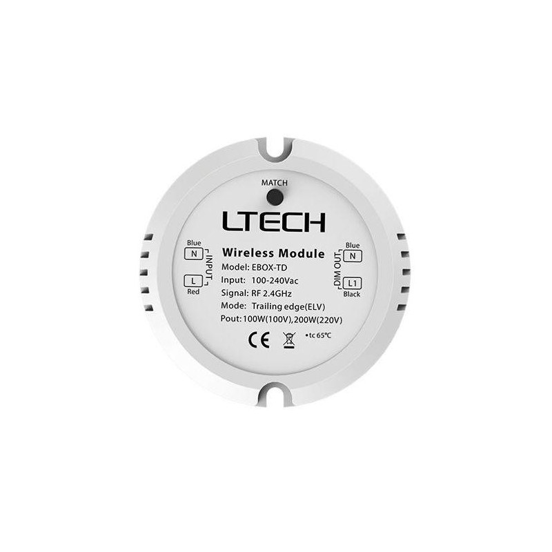 Buy LTECH EBOX-TD Triac Dimmer Taglio di Fase - EN