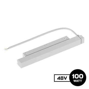 Alimentatore a Scomparsa 100W 48V per Binario 48V - Bianco