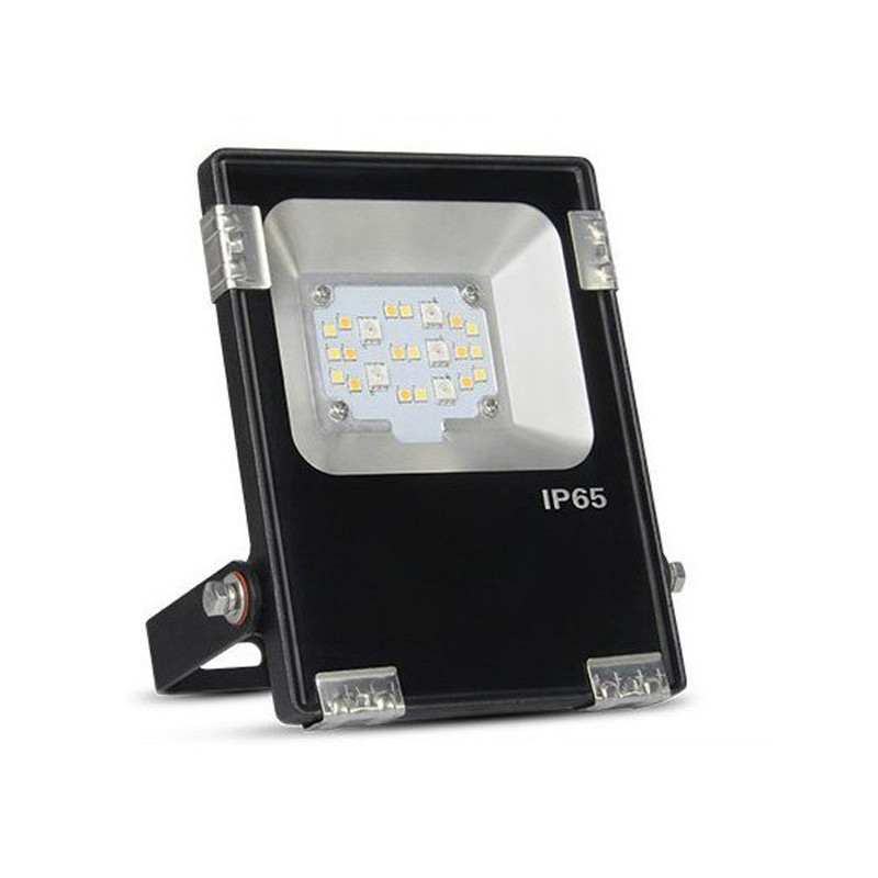 MiBoxer Mi-Light Proiettore Faro Led 10W IP65 RGB+CCT RF 2.4GHz FUTT05