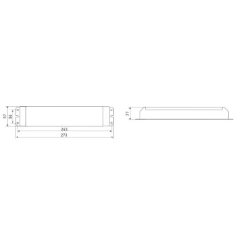 Alimentatore LTech 150W 6,25A 24V IP20 DMX512 4CH - DMX-150-24-F4M1