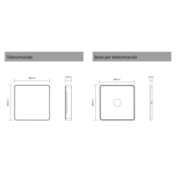 MiBoxer MiLight Telecomando da Parete B6 Multicolore SPI Digitale