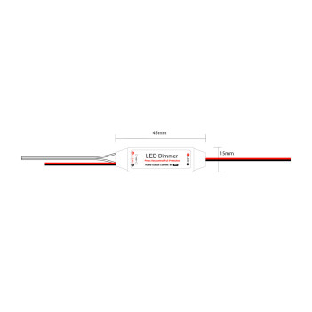 Mini Dimmer da Pulsante Push 8A 5-24V con Memoria