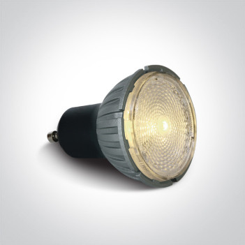 GU10 Led Spotlight 7W 500lm Light Angle 24°-60° CRI98 Grey Dimmable and Zoomable