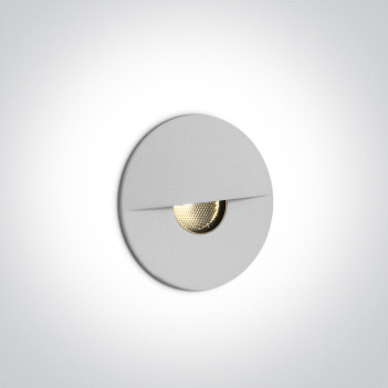 Step Marker Led WALL1 1W 50lm CRI90 IP65 350mA White Recessed Hole 30mm