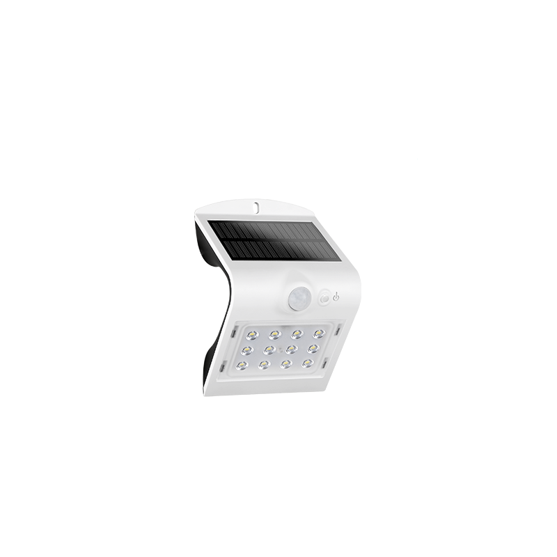 Wall Led Light Solar SWIL IP65 White with Motion Sensor