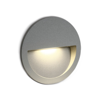 Step Marker Led ECHO3 3W 300lm IP65 230V Grey Recessed Hole 100mm