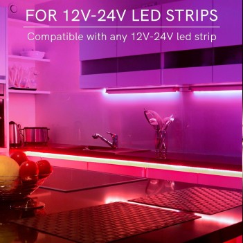 KiWi SL1 Ricevitore RGBW Smart WiFi per Strip Led 12/24V 8A