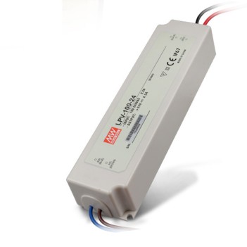 MEANWELL | Alimentatore da Esterno 100W per Strip Led 24V Garanzia 3 anni