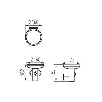 Applique da Muro 5W 500lm 4000K 3,7V Pannello Solare e Batteria Inclusa IP44 -