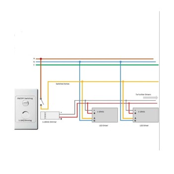 ACTEC MINI DIMMER ROTELLA 1-10V 40mA Passivo D1-10 en