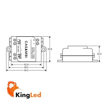 Casambi CBU-ASD Dimmer 0-10V / 1-10V / DALI Gestione