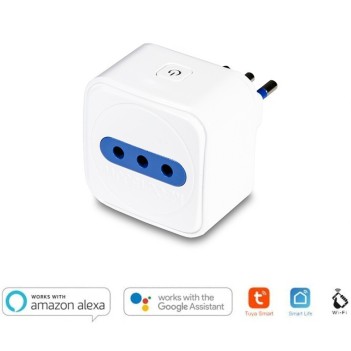 KiWi IP10A Presa 10A - Smart WiFi Compatibile con Alexa e