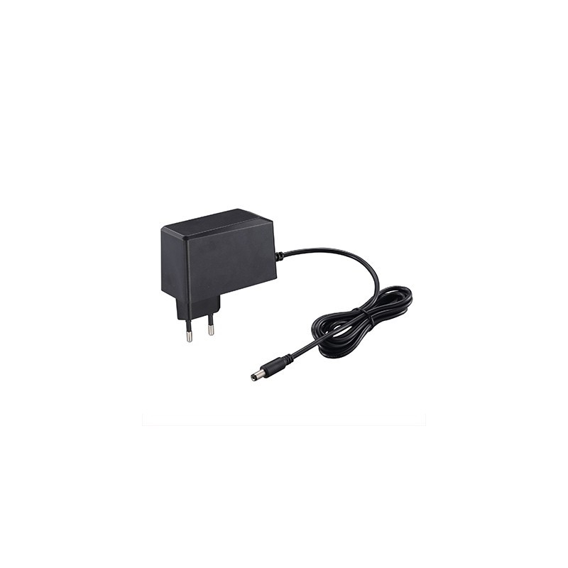 Alimentatore con Presa 24W DC 12V 2A Connettore Jack 5.5 en