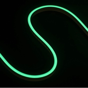 Neon Led Flessibile 10mt 100W Luce Verde 24V IP65 -